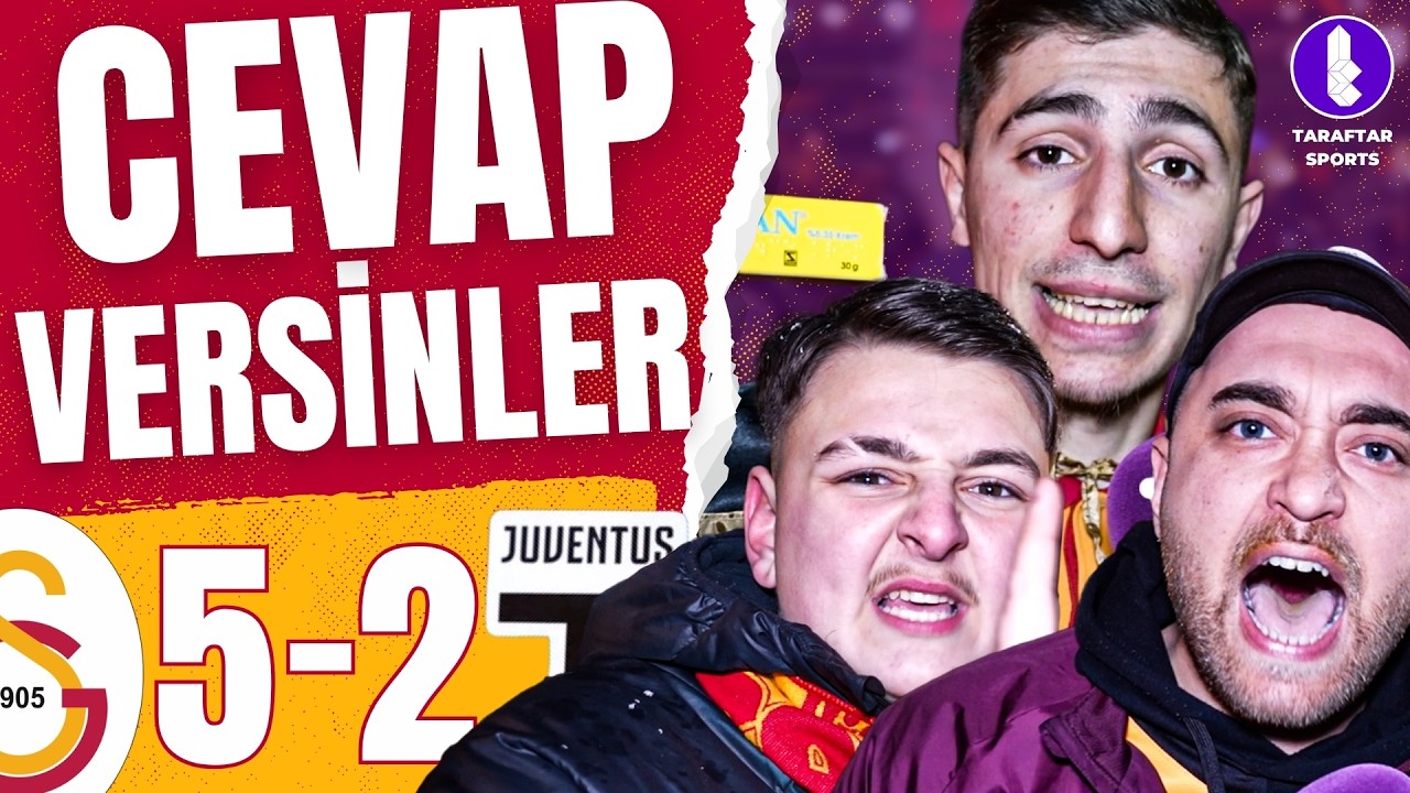 OTOBAN YAPTIK | Cevap Versinler... | Galatasaray 5-2 Juventus | Maç Sonu Taraftar Sports