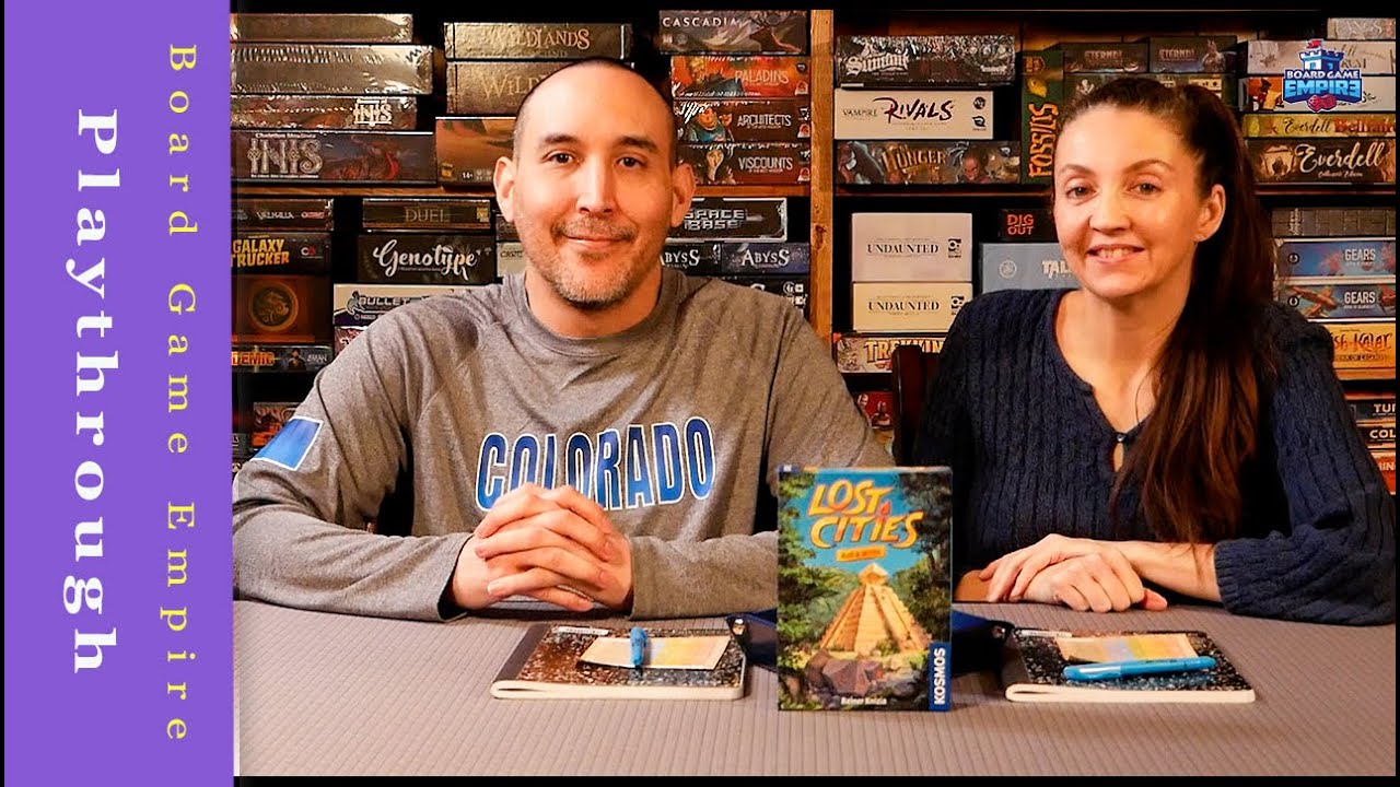 Lost Cities Roll & Write How to Play and Playthrough - KOSMOS