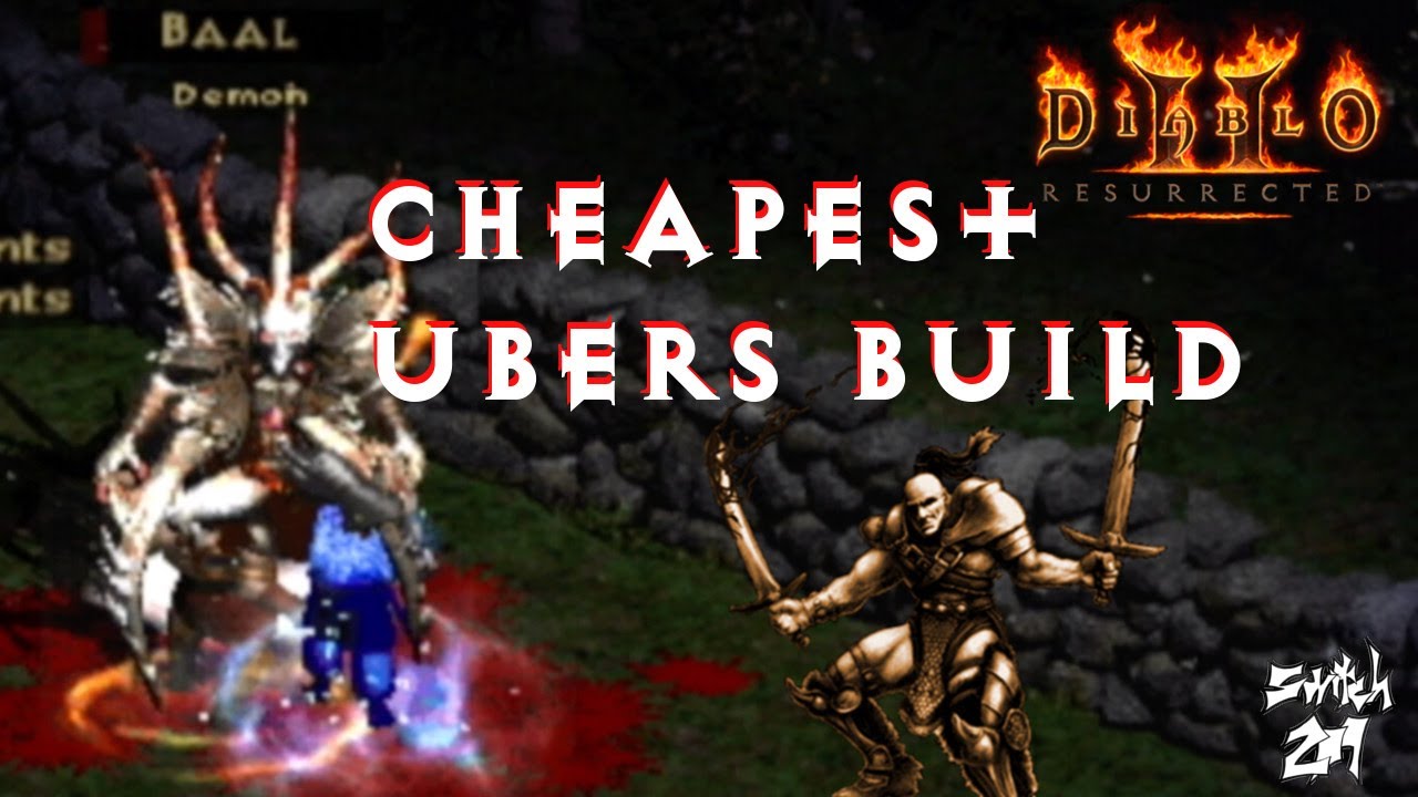 This Will Be The CHEAPEST Diablo 2 Resurrected Uber Build - NOTHING Above Um! - Frenzy Barb Guide