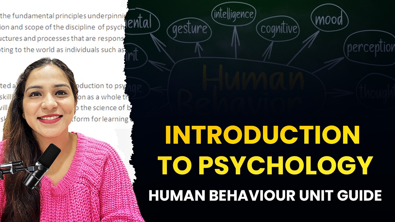 Introduction to Psychology: Unlocking Human Behaviour | Assessments & Sample Questions #psychology