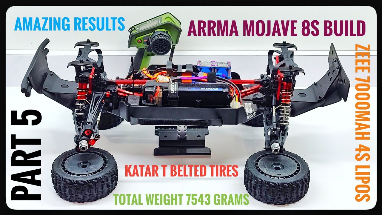 ARRMA MOJAVE EXB 8s BUILD | PART 5