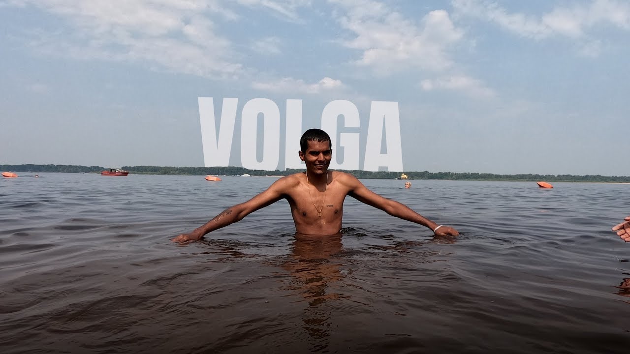 Bath in Russia's longest river.