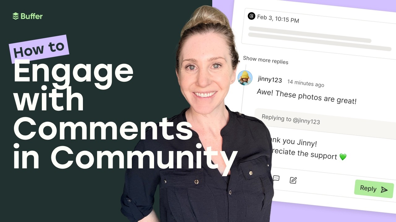 How To Manage ALL Your Comments in Buffer ✨ Community Tab Guide