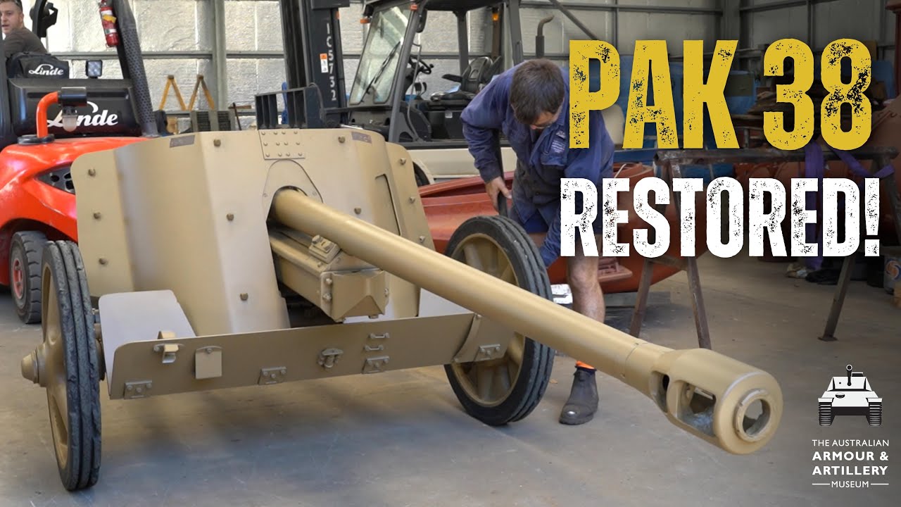 Reassembling a captured AFRIKA KORPS Pak 38!