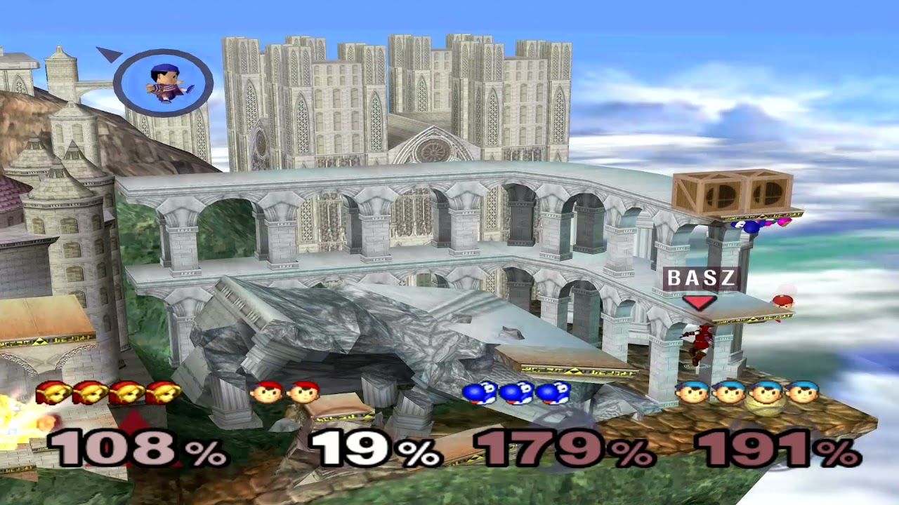 Super Smash Bros Melee (GCN) Melee VS Stock Team Match #41