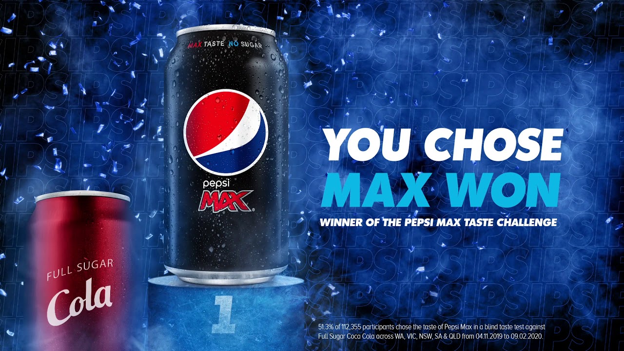 Pepsi Max Taste Challenge Results