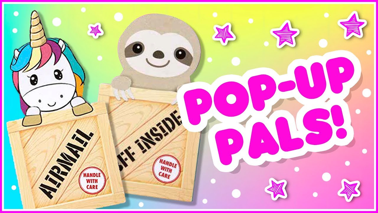 🦄DIY POP-UP UNICORN AND SLOTH | Girl Talk Art magazine ⬆️