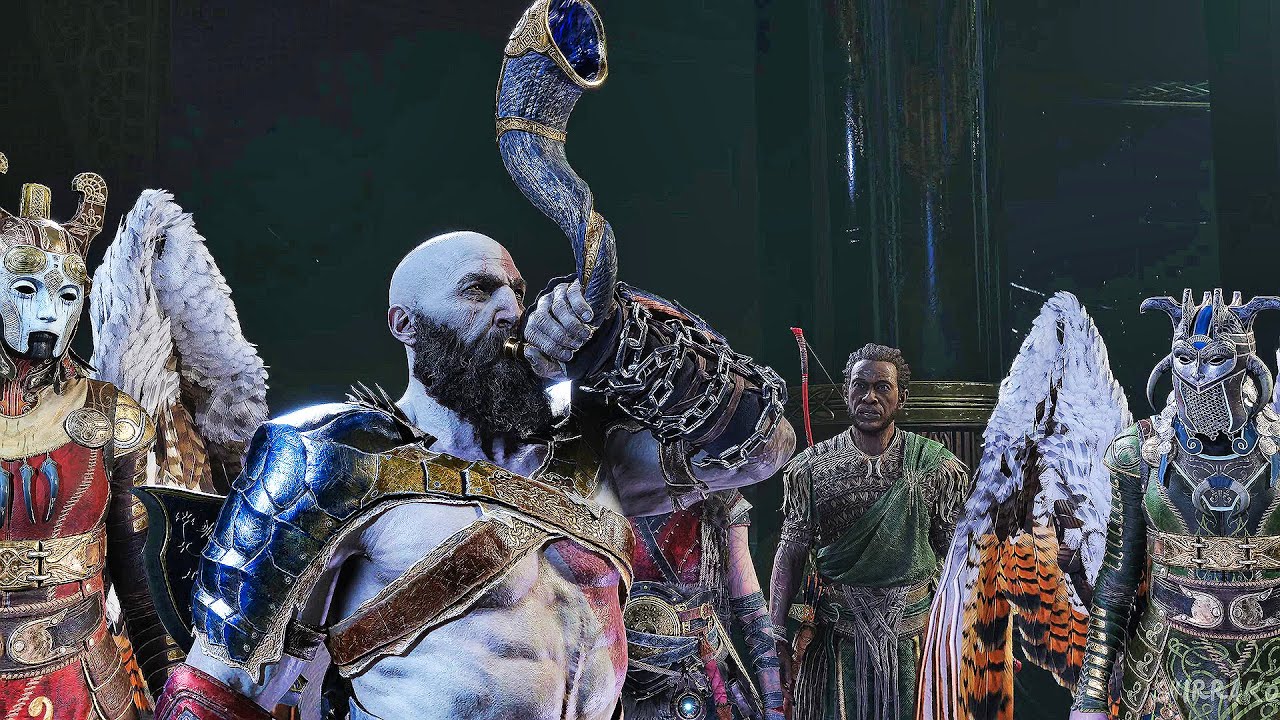 GOD OF WAR RAGNAROK Kratos Becomes General & Leads Army To Asgard (4K 60FPS)