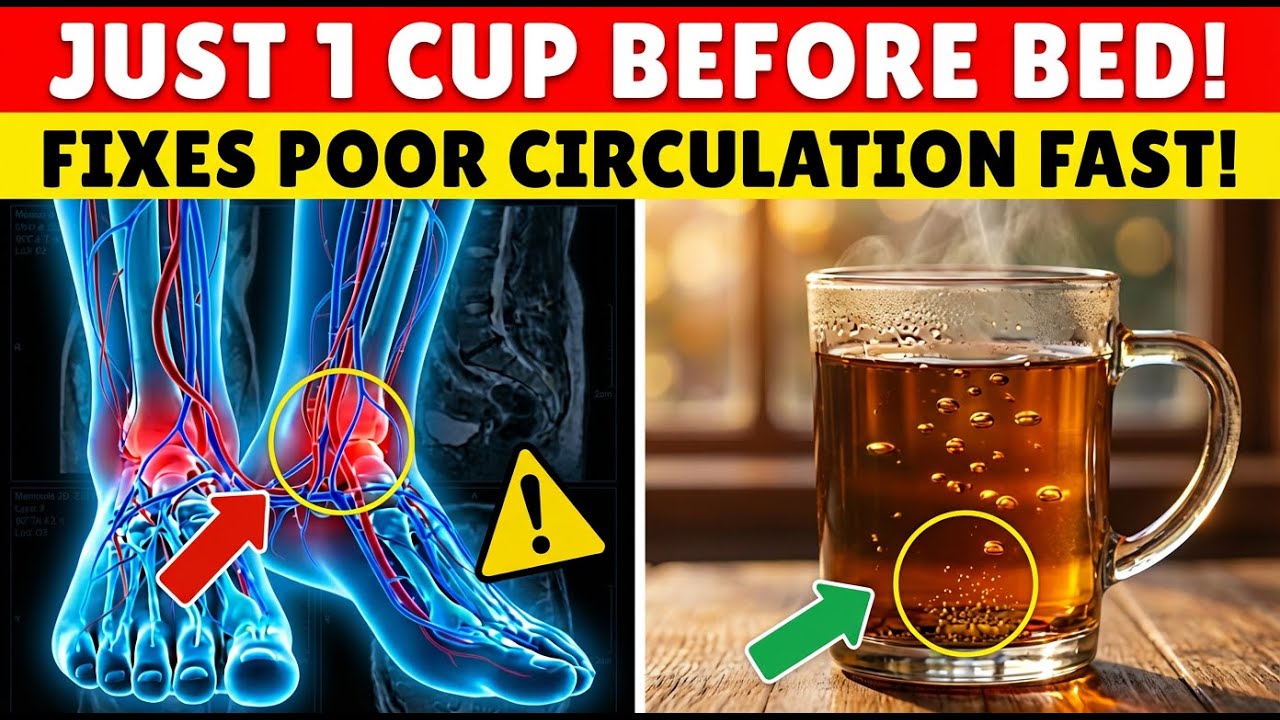 Over 60? Drink This to Boost Leg Blood Flow in Minutes | Senior Health Tips