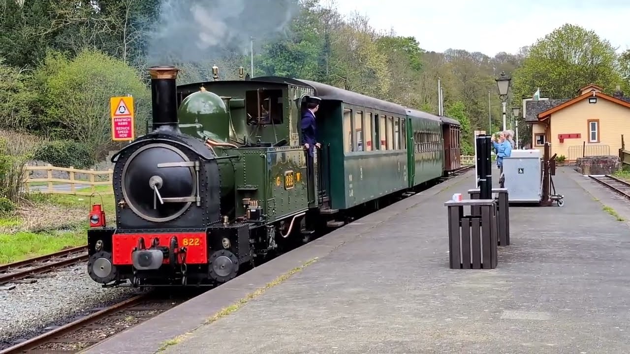The Earl back in steam - Welshpool & Llanfair Light Railway - 25th April 2024