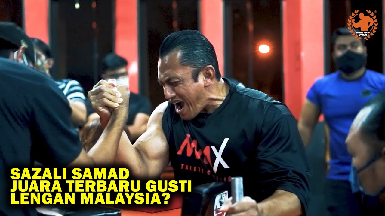 SAZALI SAMAD Juara Terbaru Gusti Lengan Malaysia?