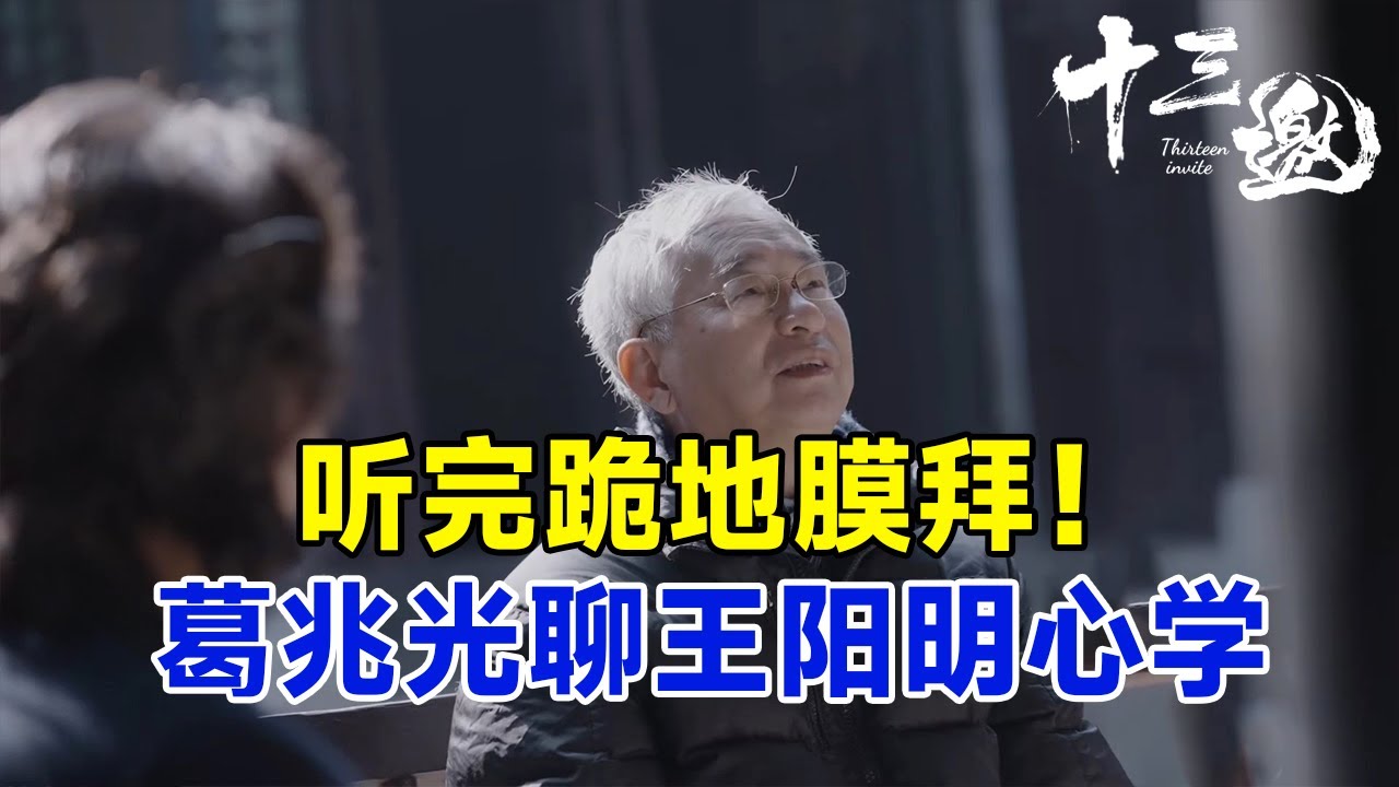 葛兆光聊王阳明心学：跟成功学半毛钱关系都没有 #十三邀 #许知远#窦文涛#马东