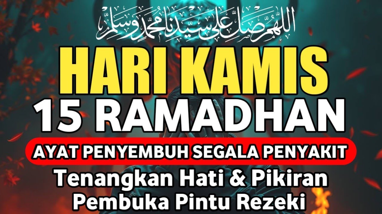 MALAM KAMIS 15 RAMADHAN DOA PENYEMBUH SEGALA PENYAKIT,INSYAALLAH SAKIT DITUBUHMU SEMBUH, Alaa Yasser