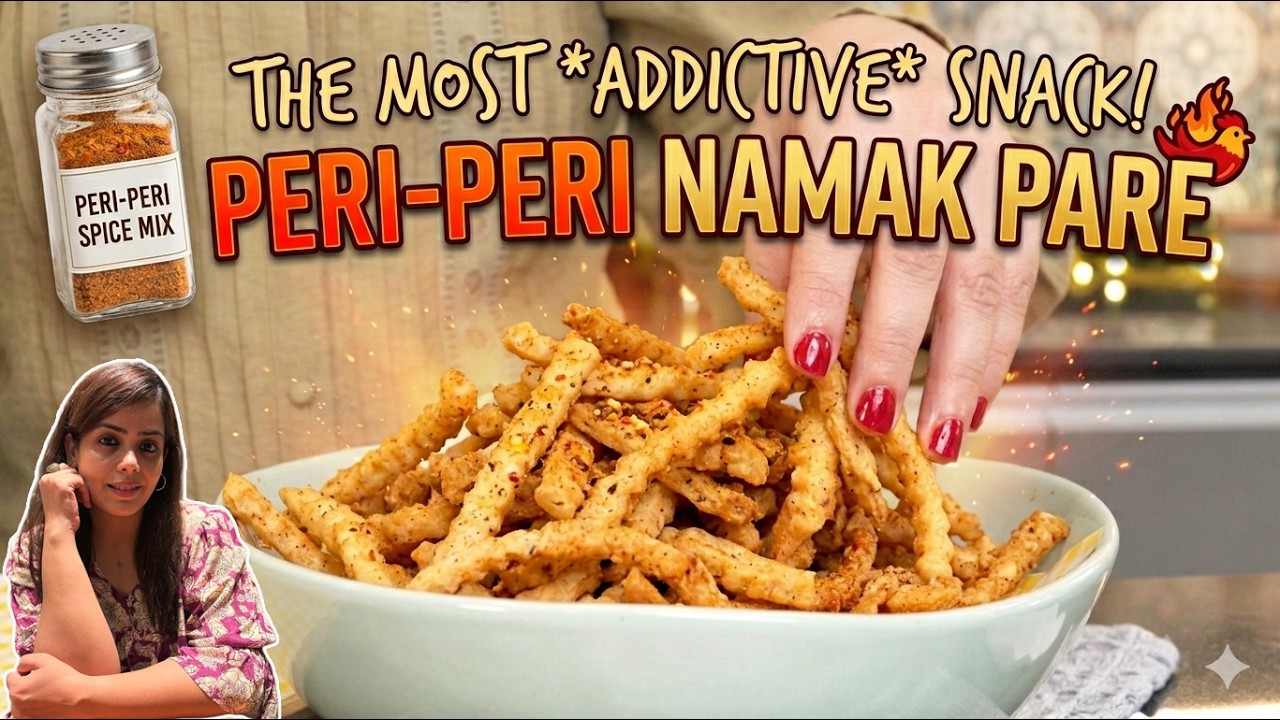 Stop Buying Snacks! How to Make Addictive Peri-Peri Namak Pare ( Easy Recipe )
