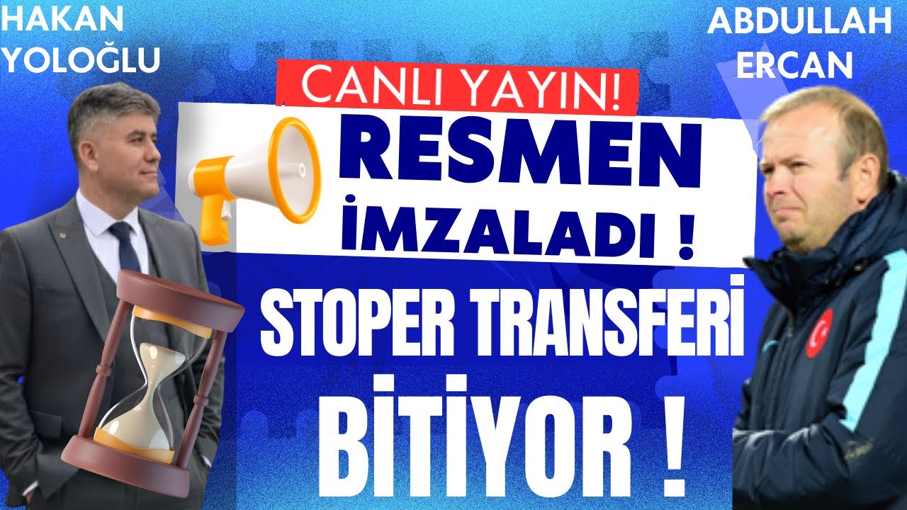 RESMEN İMZALADI ! ABDULLAH ERCAN İLE TRANSFER G&Uuml;NDEMİ !