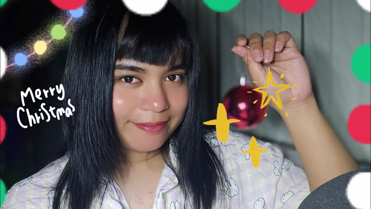 Happy Holidays! ASMR (Tapping and hand movements)