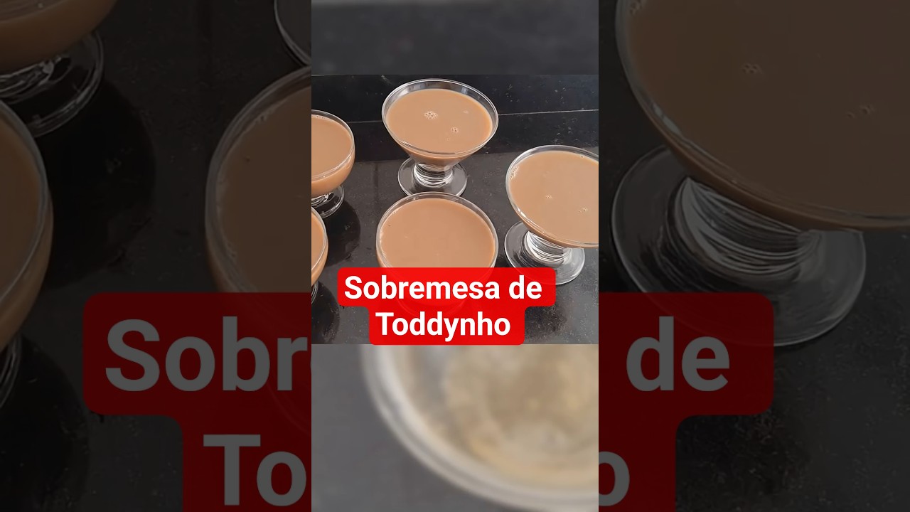 SOBREMESA COM TODDYNHO USANDO APENAS 2 INGREDIENTES #receitas  #sobremesa  #sobremesar&aacute;pida
