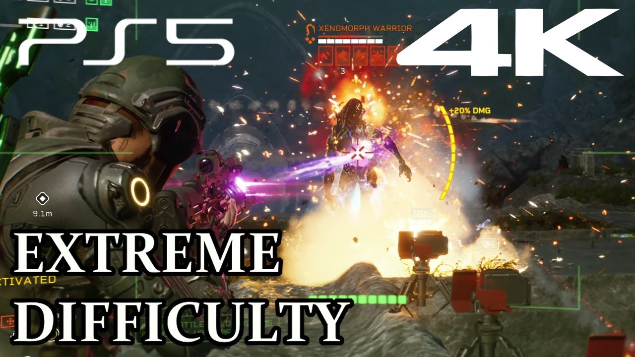 Aliens: Fireteam Elite - EXTREME Difficulty Gameplay PS5 4K 60FPS