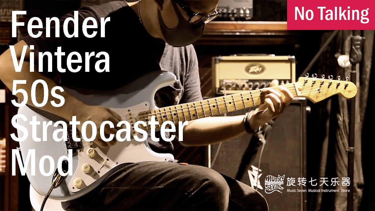 Fender Vintera 50s Stratocaster Modified | No Talking