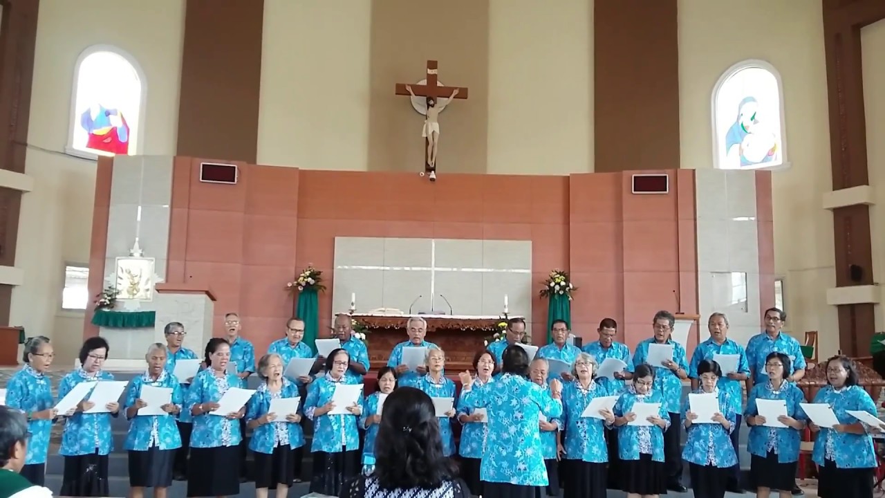 Lagu Hadapilah Dengan Senyum dan Lagu Bimbinglah Kami cover OTB St. Petrus Palembang