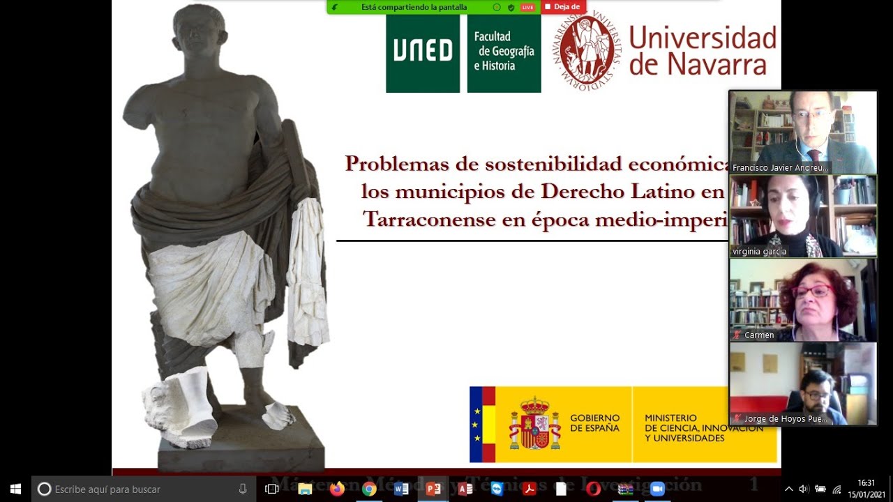 Proyectos de investigación en Historia Antigua: claves metodológicas [UNED, Enero de 2021]