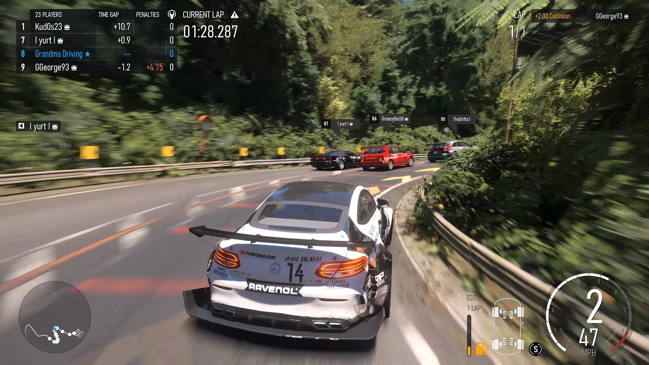 Mercedes-Benz C63 AMG is Agile For its Size in Fujimi Kaido (Forza Motorsport)