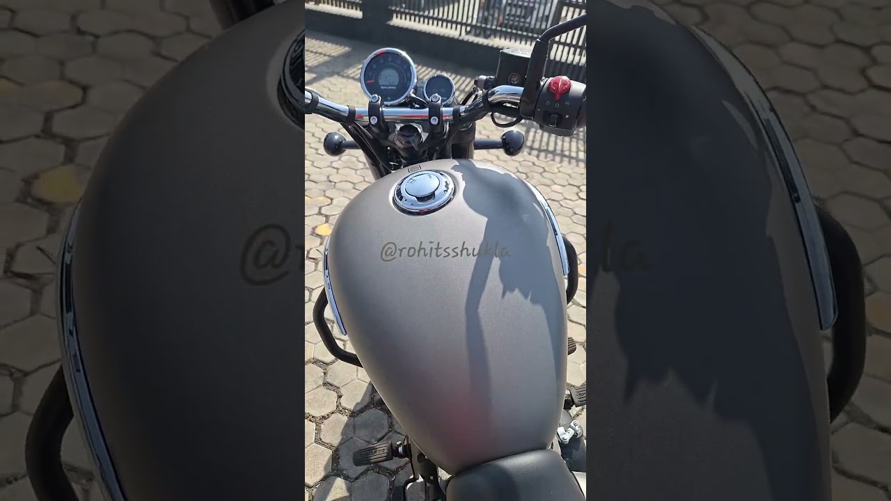 New Meteor 350 Stellar MATT GREY Exhaust Note 🔥