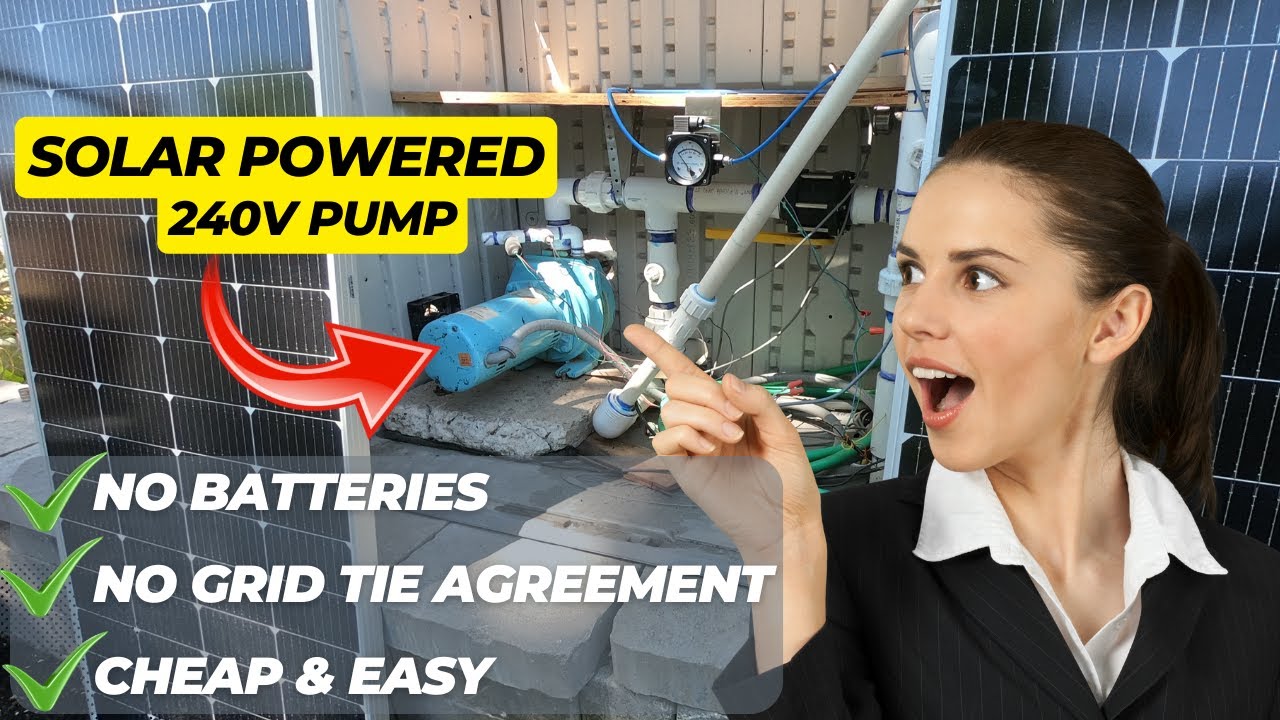 Ditch Your Power Bill! Solar Conversion for Pool/Water Pumps