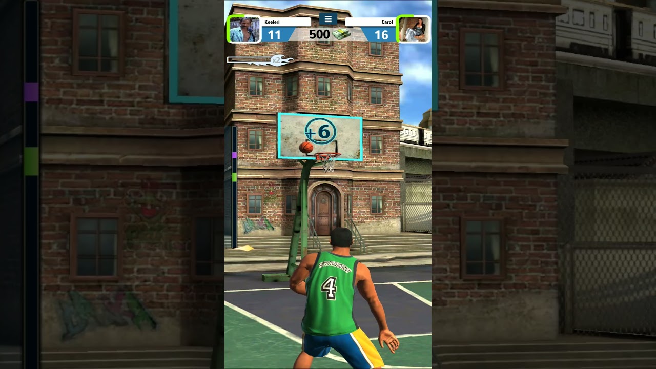 Basketball Score 15 - 24 Successfully failed 😜 Basketball Stars Mobile Game 🏀 Funny 
