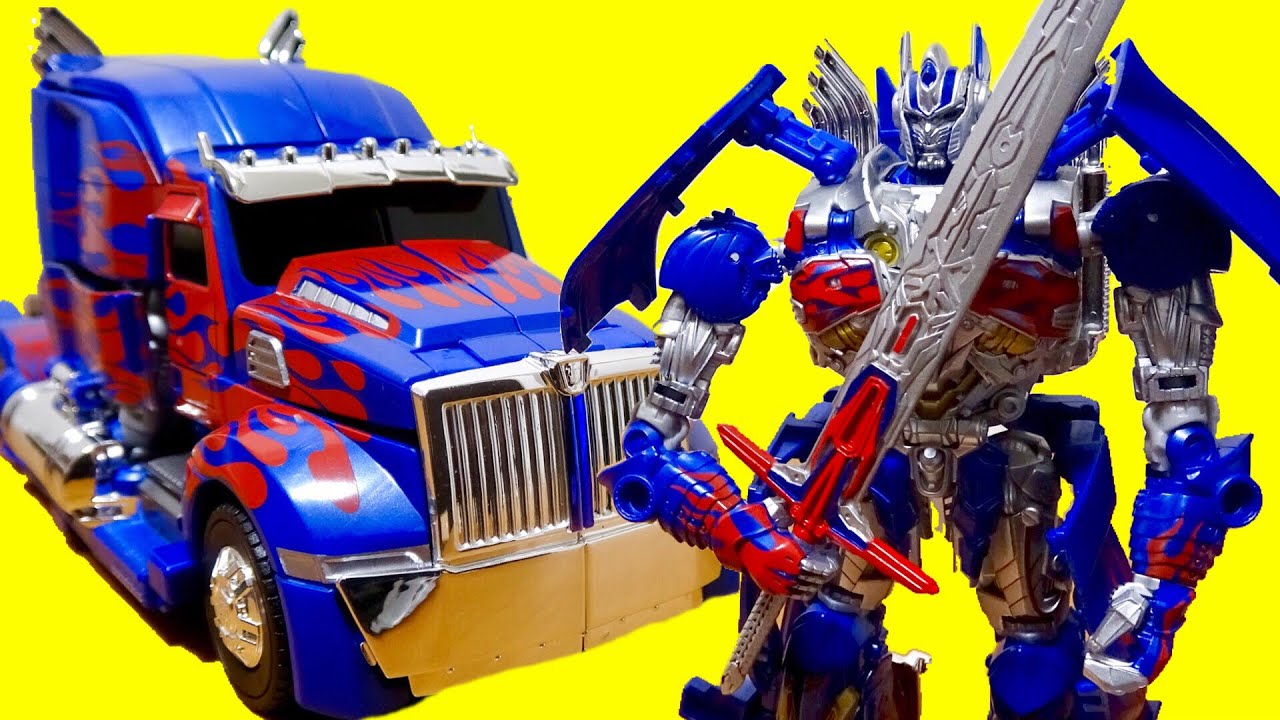 トランスフォーマー 最後の騎士王 トラックからロボに変形! TLK-15 キャリバー オプティマスプライムをレビュー!