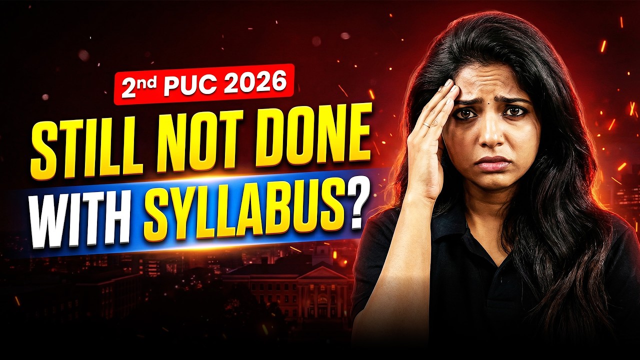 2nd PUC 2026 Syllabus Pending? This Is Your Last Chance to Complete It 🔥 #puc2026