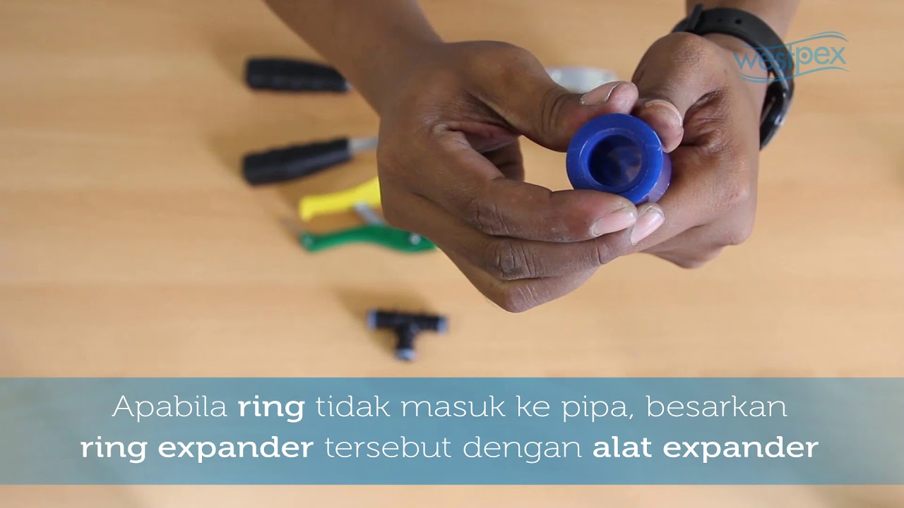 Fitting Expander Plastic conections | PEMASANGAN PIPA PE-Xa AIR DINGIN, EXPANDER SISTEM