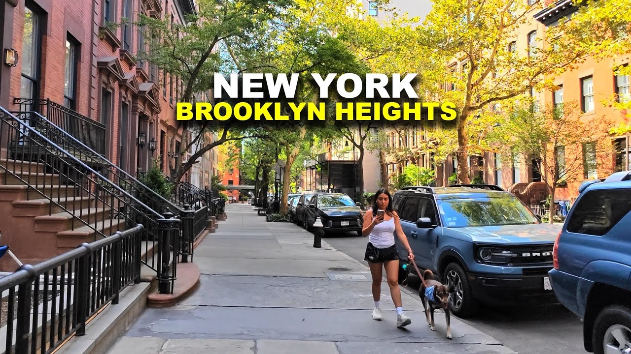 Walking Brooklyn's RICHEST Neighborhood 4K Brooklyn Heights Walking Tour Summer 2026