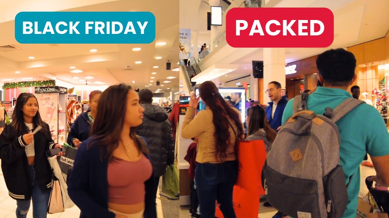 EXPLORING USA: Edison NJ, Menlo Mall, Black Friday REWIND, PACKED MALL!!