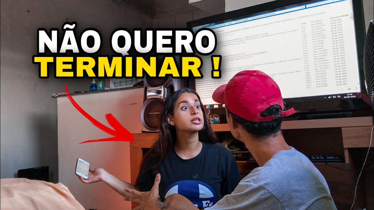 TROLLEI MINHA NAMORADA QUERO TERMINAR E ELA SURTOU