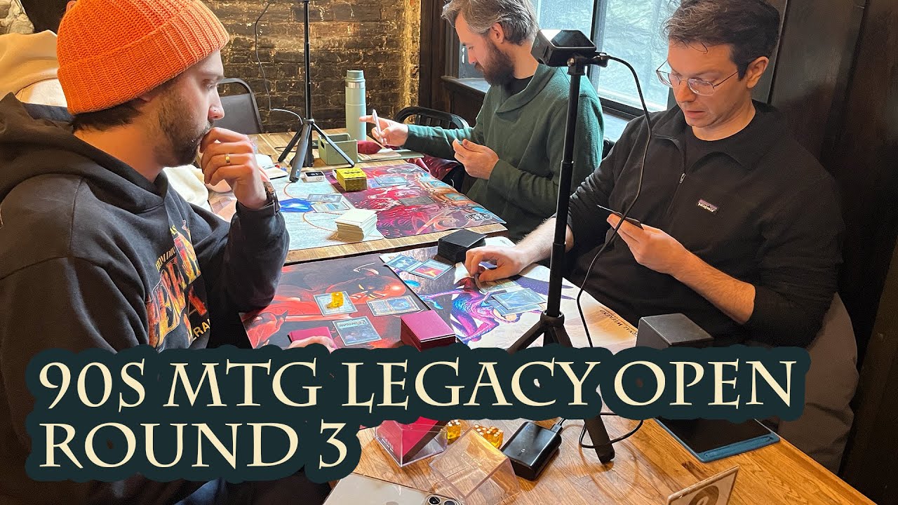 3-й раунд MTG Legacy Open 90-х: Земли против контроля Банта