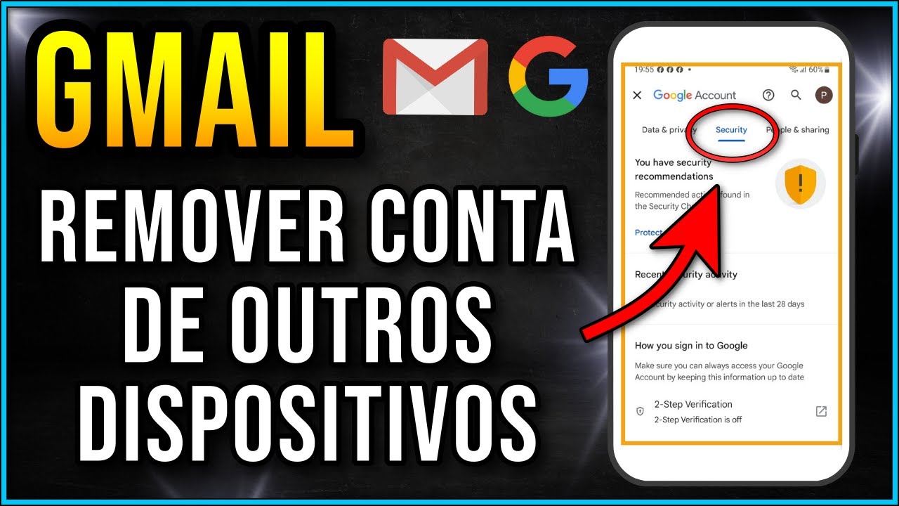 Como DESCONECTAR conta GMAIL de outros aparelhos (2026) ATUALIZADO