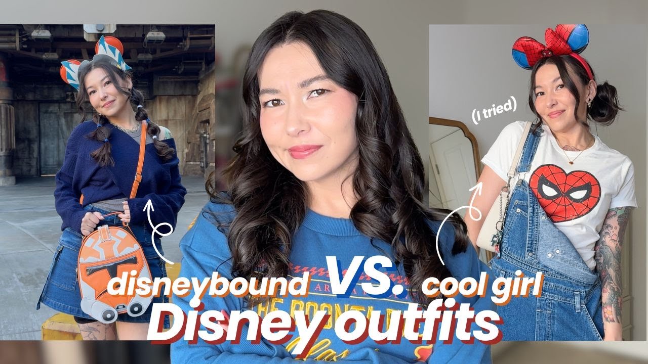 How I wear Disneybounds VS. cool girl outfits for Disney! (outfit ideas for Disneyland)
