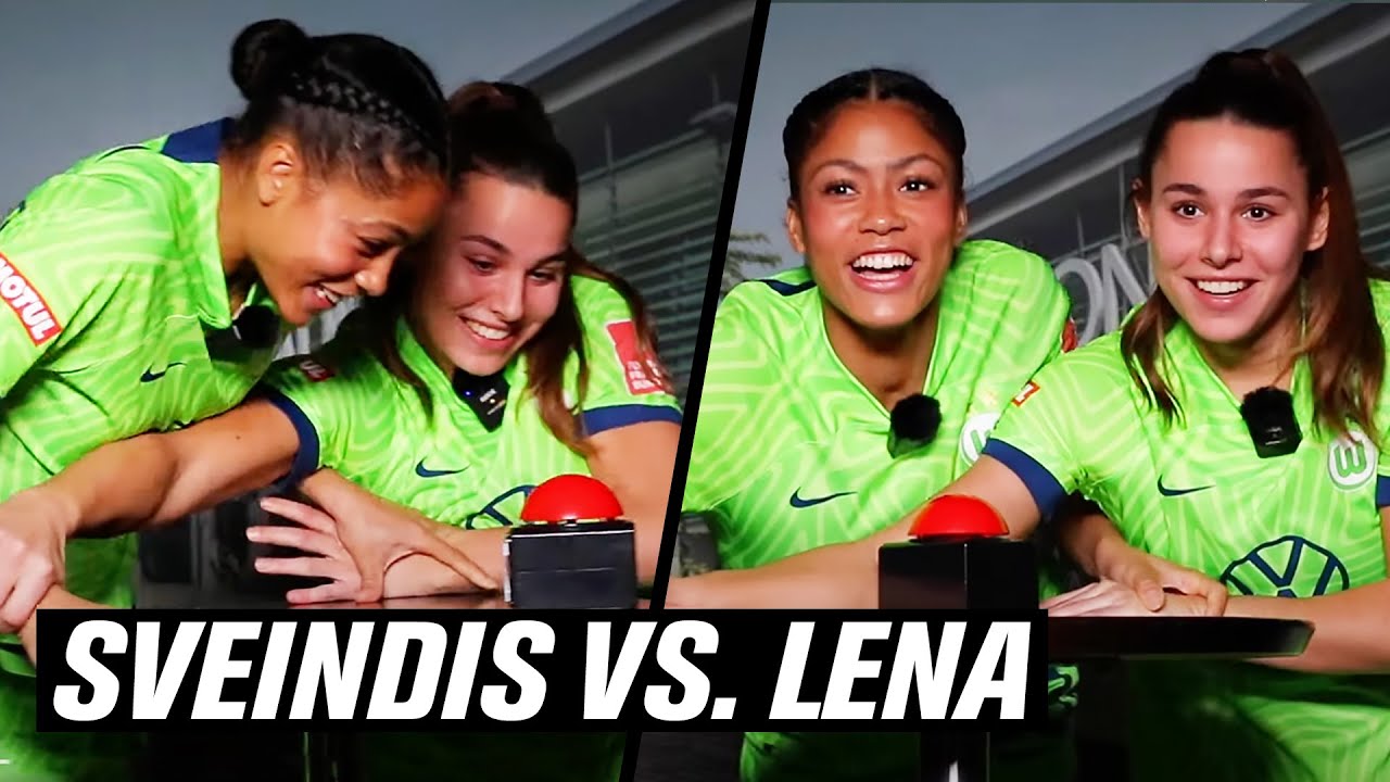 Der Kampf um den Buzzer! 🚨🥷 | UWCL-Quiz mit Lena Oberdorf & Sveindis Jonsdottir