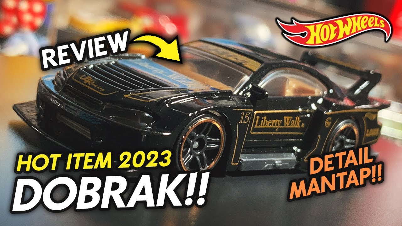 HOT ITEM 2023! DOBRAK HOT WHEELS NISSAN SILVIA S15 LBWK HITAM SUPER SILHOUETTE INCARAN KOLEKTOR
