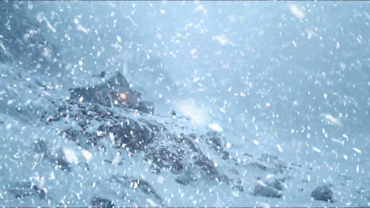 Deep Snowstorm Ambience, Powerful Wind Sounds for Studying & Focus | Winter Blizzard Calm