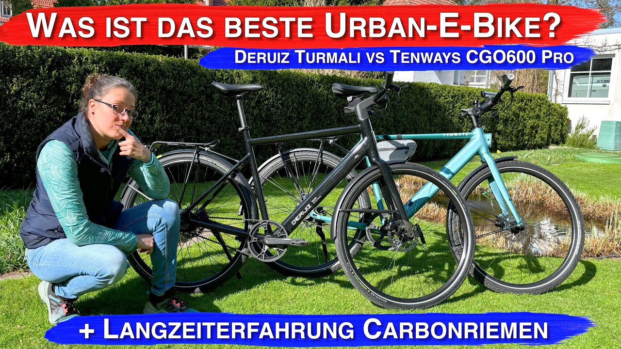Das beste Urban-E-Bike? Der Vergleich: Deruiz Turmali vs. Tenways CGO600 Pro