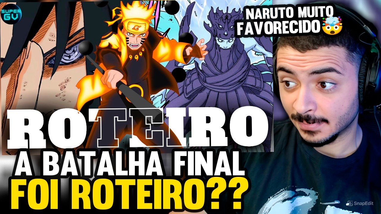KAMUZ REAGE: TODOS os ROTEIROS FORÇADOS da BATALHA NARUTO vs SASUKE no VALE do FIM!