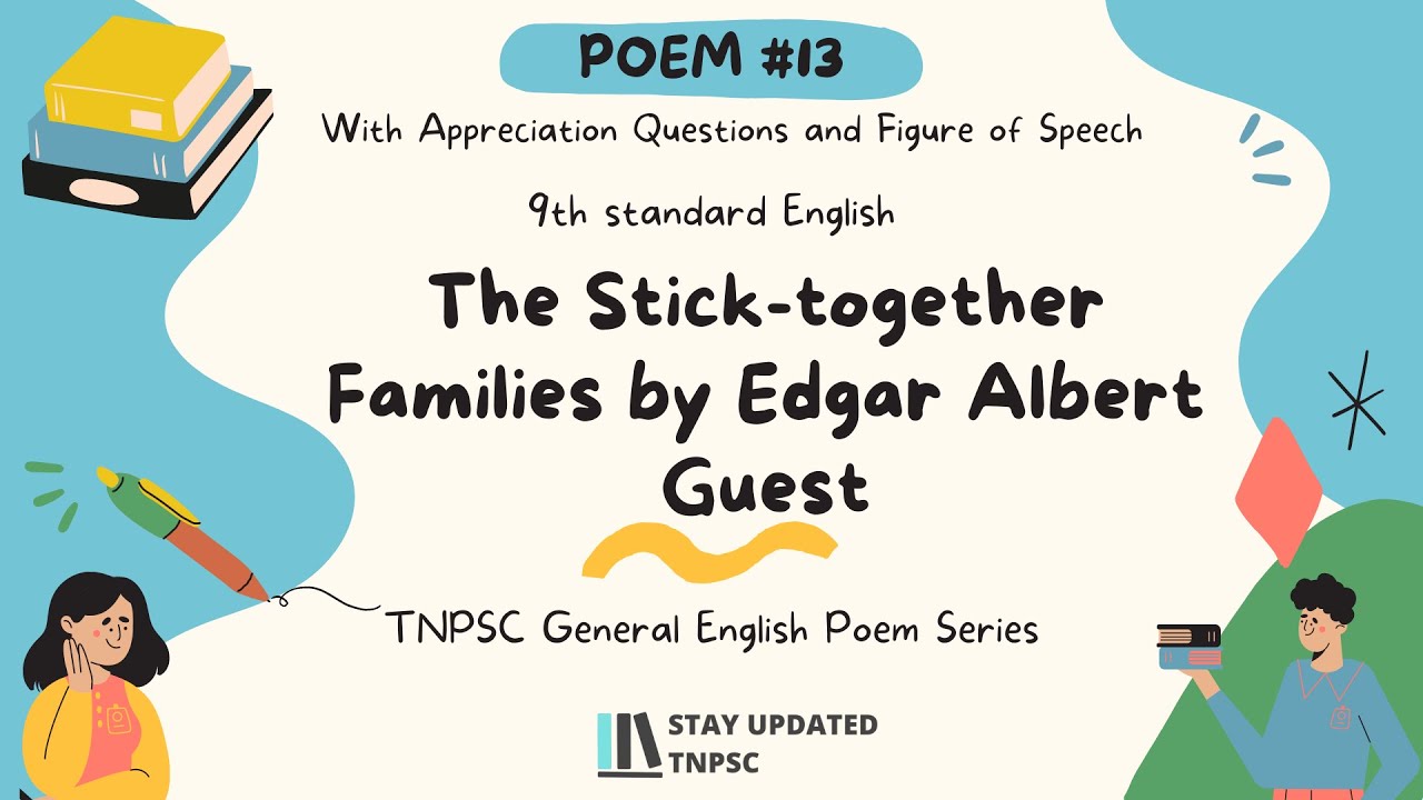 The Stick together Families from 9th English ✌ TNPSC General English Poem Series 😍 Complete Notes 📚