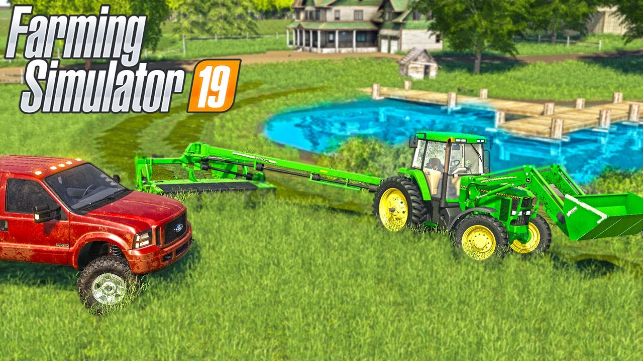 СЕЗОН СЕНОЗАГОТОВКИ 2000-Х НАЧАЛСЯ | (РОЛЕВАЯ ИГРА) FARMING SIMULATOR 2019