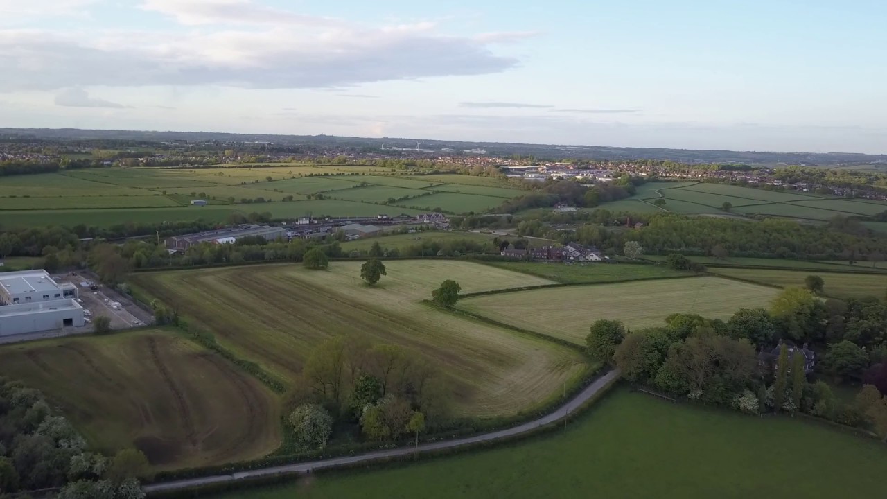 Drone flight around a small area of Ripley Derbyshire.