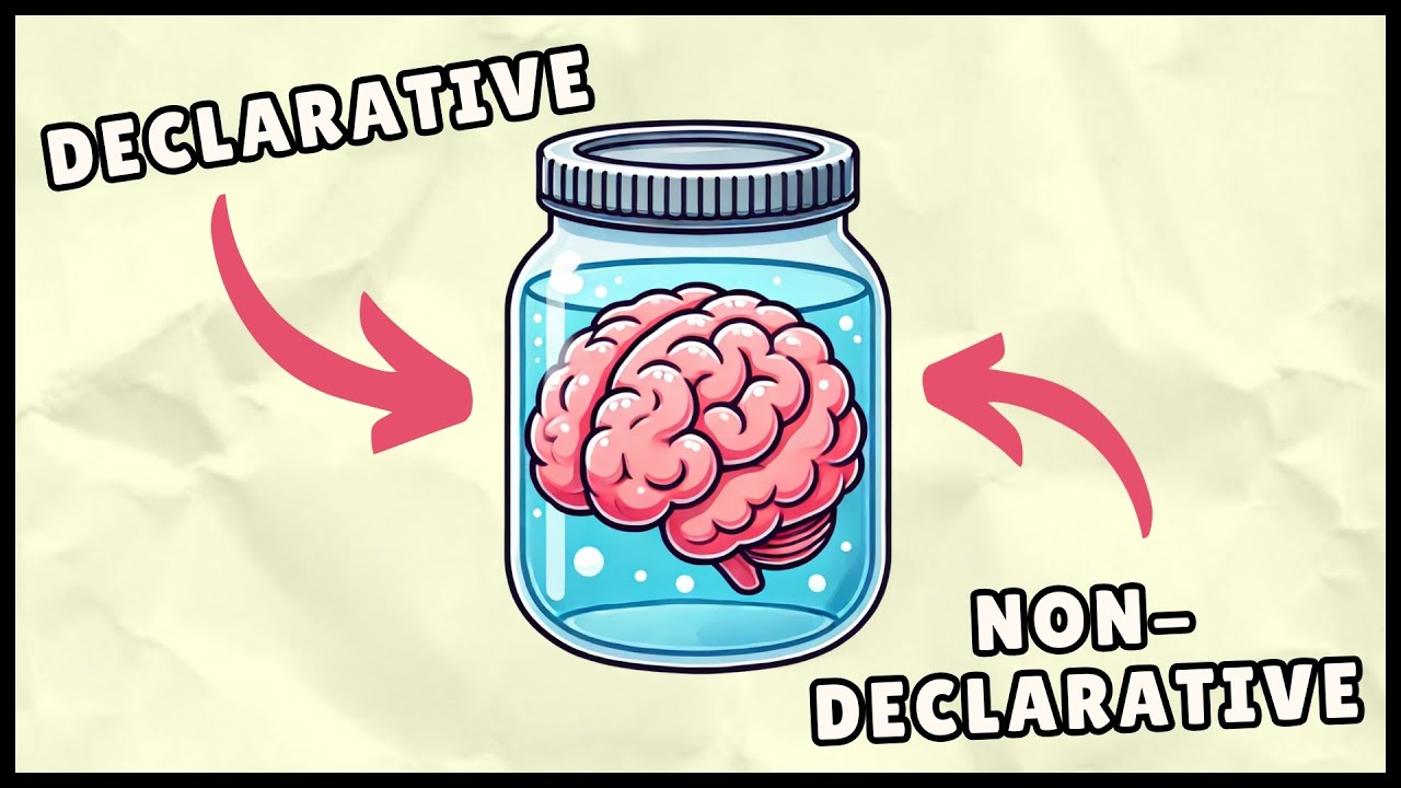 Declarative Vs Non-Declarative Memory (Easiest Explanation)