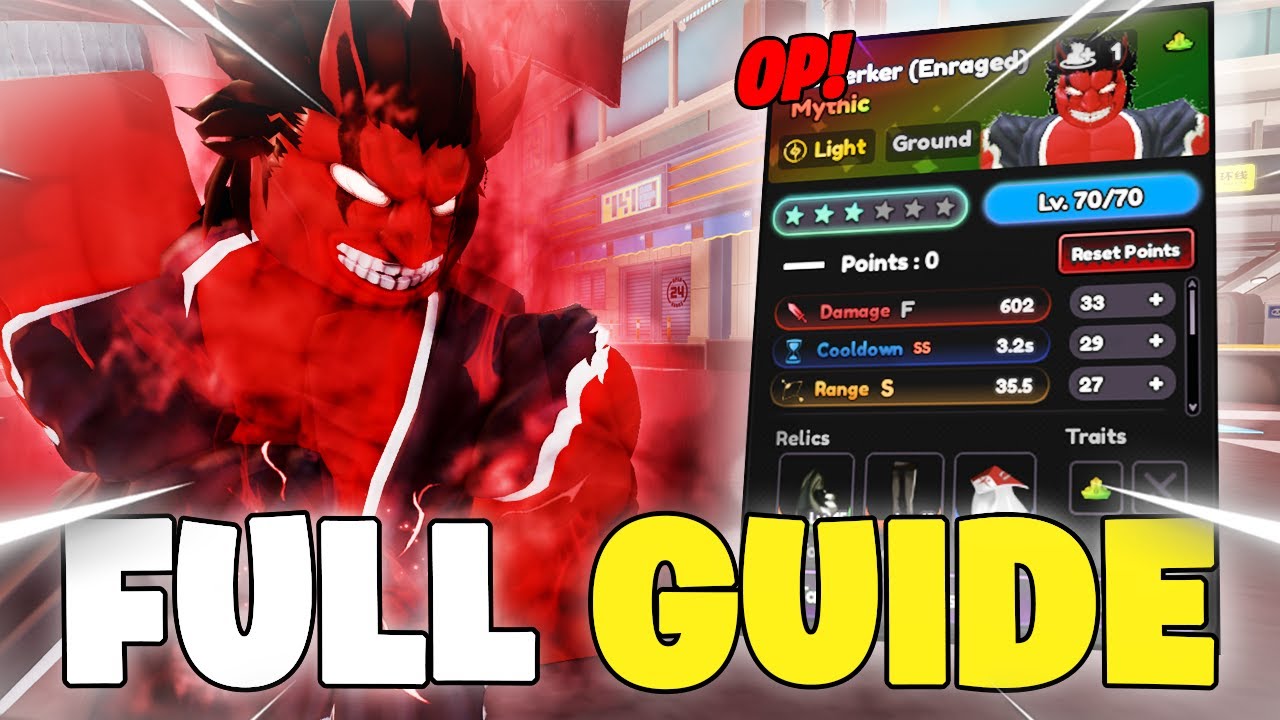 *FULL GUIDE* For Kenpachi | Universal Tower Defense