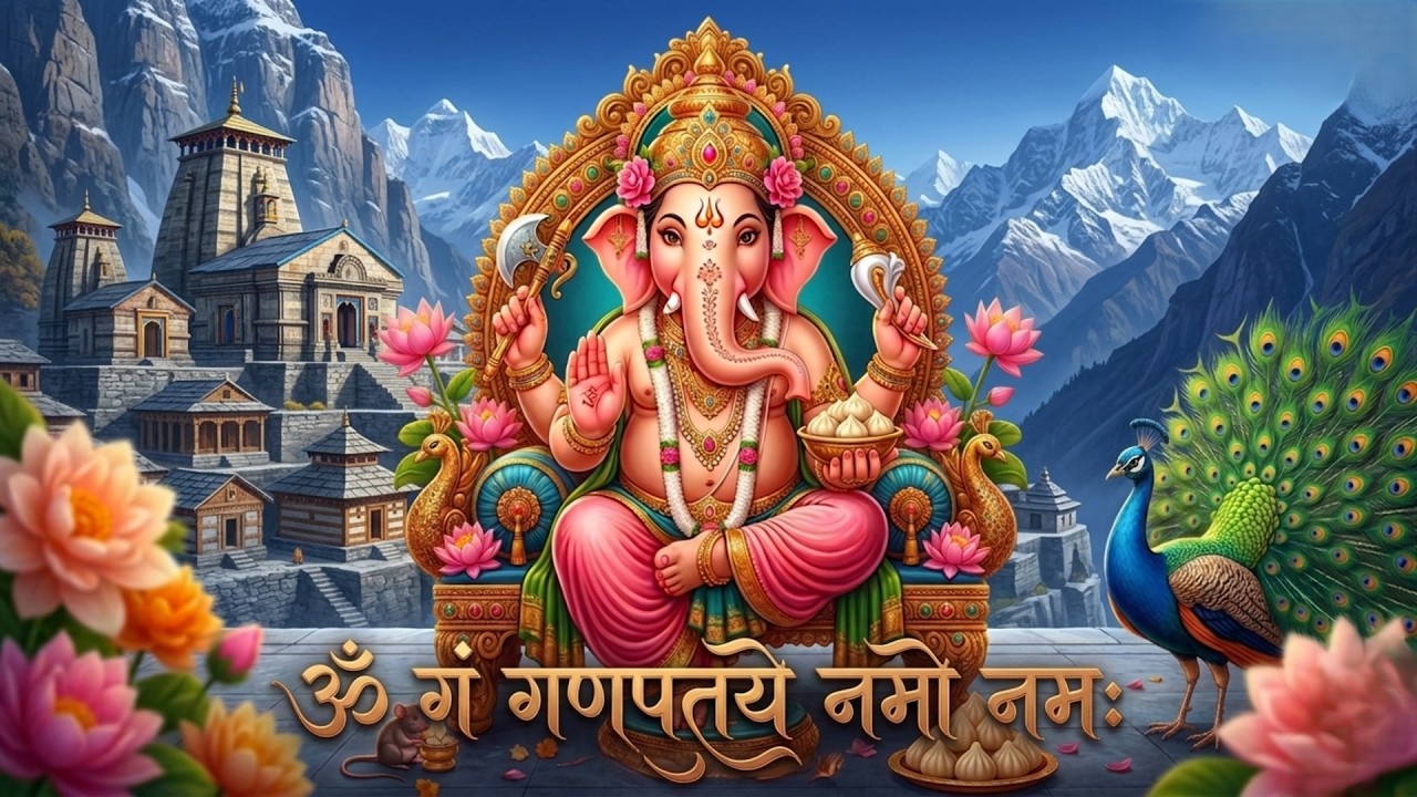 #Ganesh Mantra 108 Times - Om Gan Ganpataye Namo Namah | गणेश मंत्र - ओम गण गणपते नमो नमः