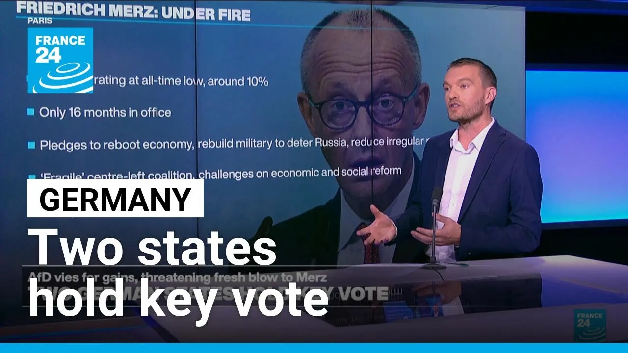 AfD threatens fresh blow to Merz: Two German states hold key vote &bull; FRANCE 24 English